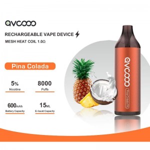 AVCOOO Dispositif de vape rechargeable 8000 bouffées